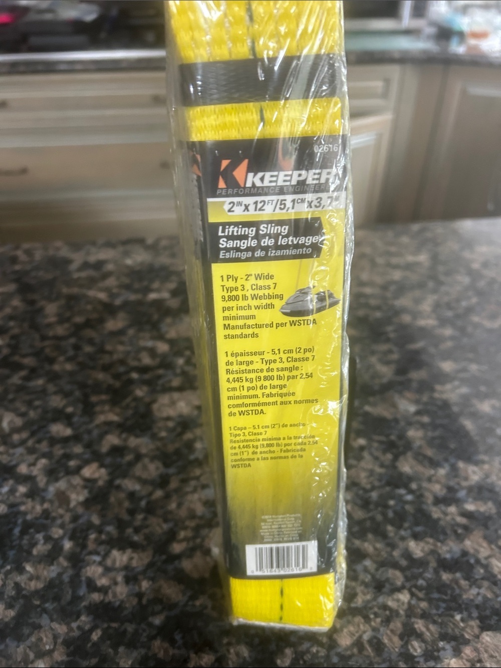 KEEPER PERFORMANCE ENGINERED LIFTING SLING 2"x12 FT NWT